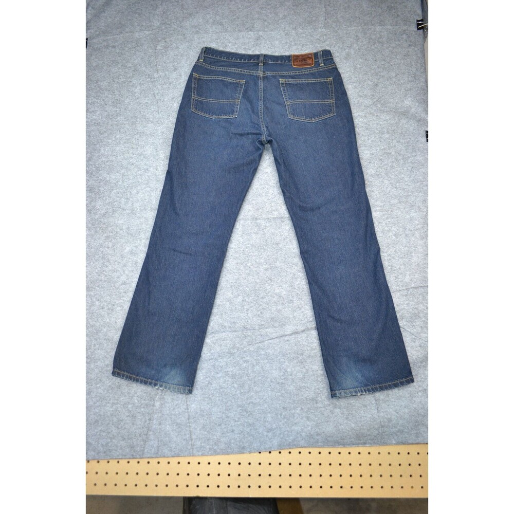 Polo Ralph Lauren Jeans Mens 35X32 Blue Authentic Straight Leg Denim - Picture 12 of 16